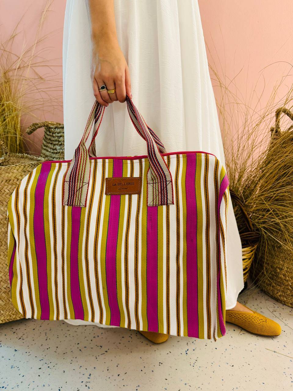 La Sellerie borsone TULUM fucsia Offerta