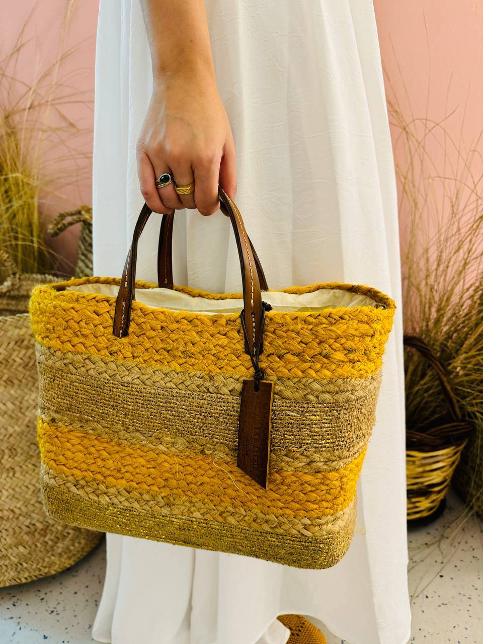 La Sellerie CONCETTA bag gialla In Vendita