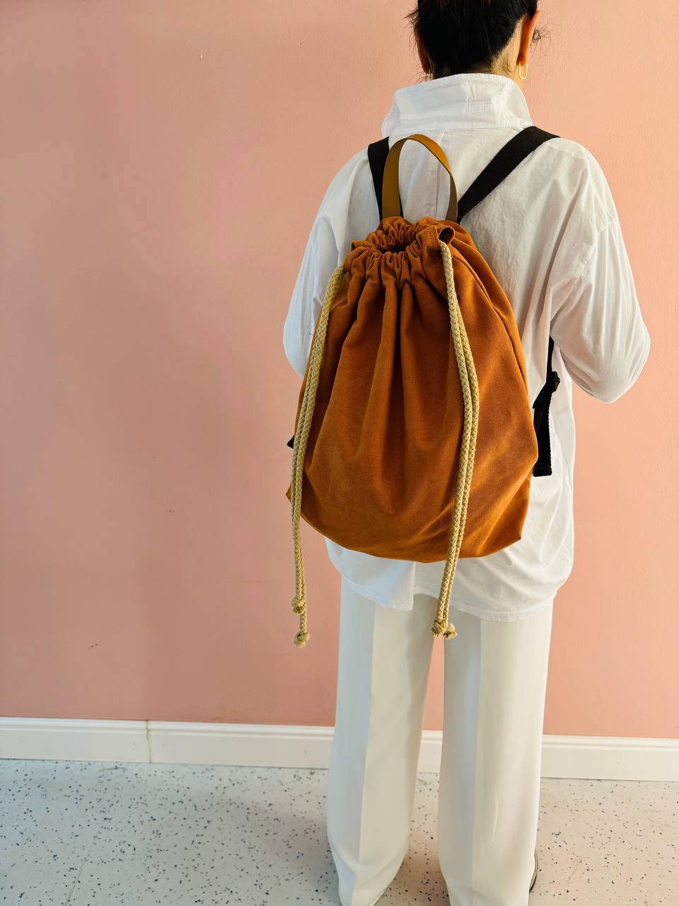 La Sellerie COUNTRY backpack orange Vendite Flash