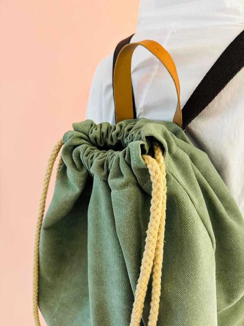 La Sellerie COUNTRY backpack green Negozio