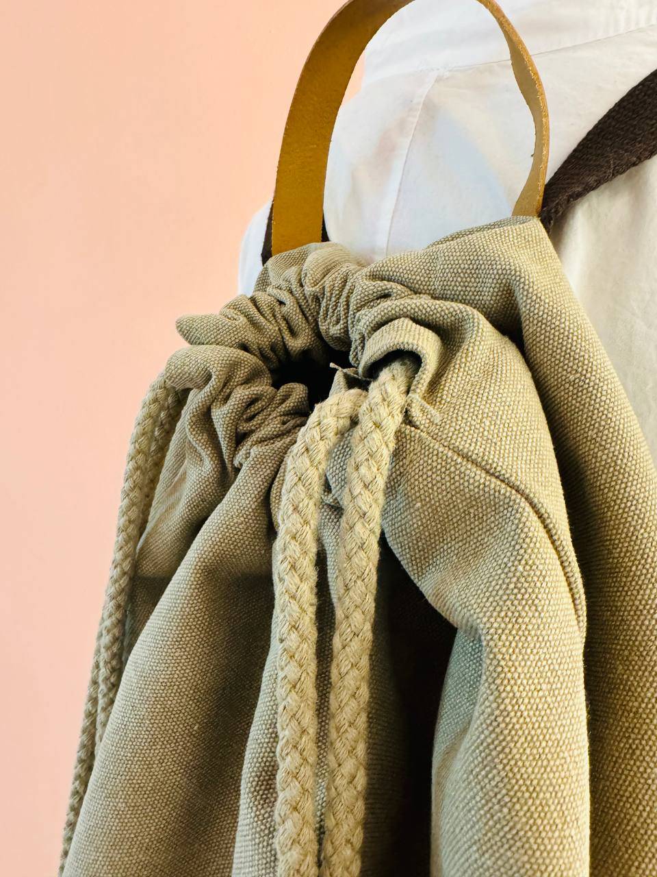 La Sellerie COUNTRY backpack beige In Saldo