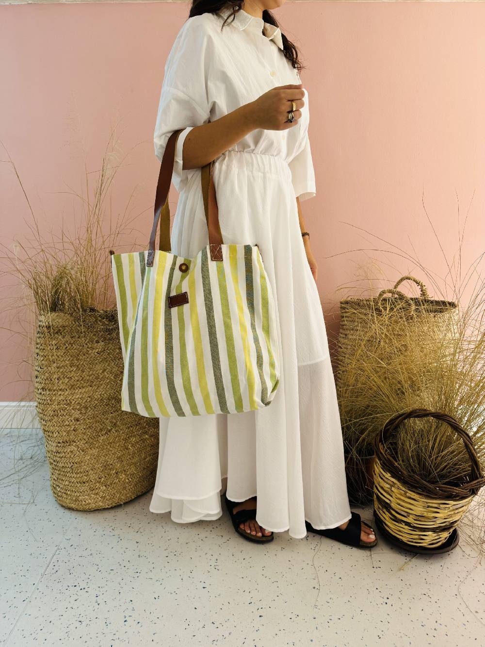 La Sellerie POP BAG Marina Verde Pezzi Unici
