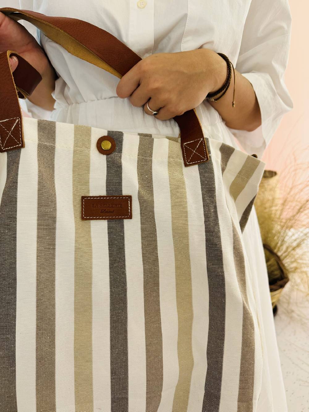 La Sellerie POP BAG Marina beige Soddisfazione Garantita
