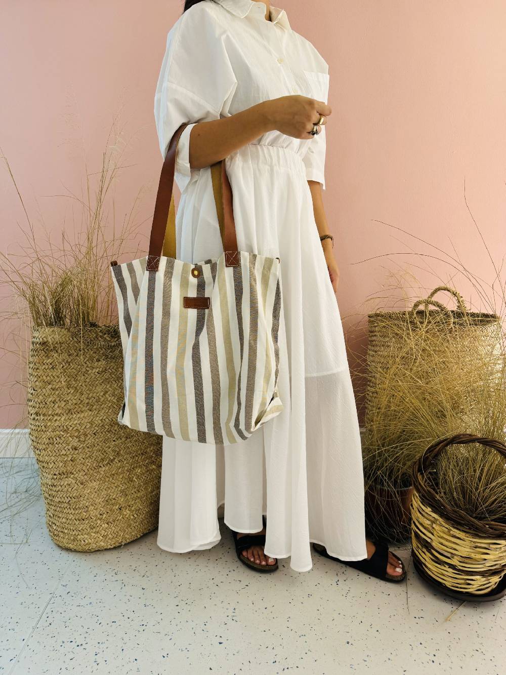 La Sellerie POP BAG Marina beige Soddisfazione Garantita