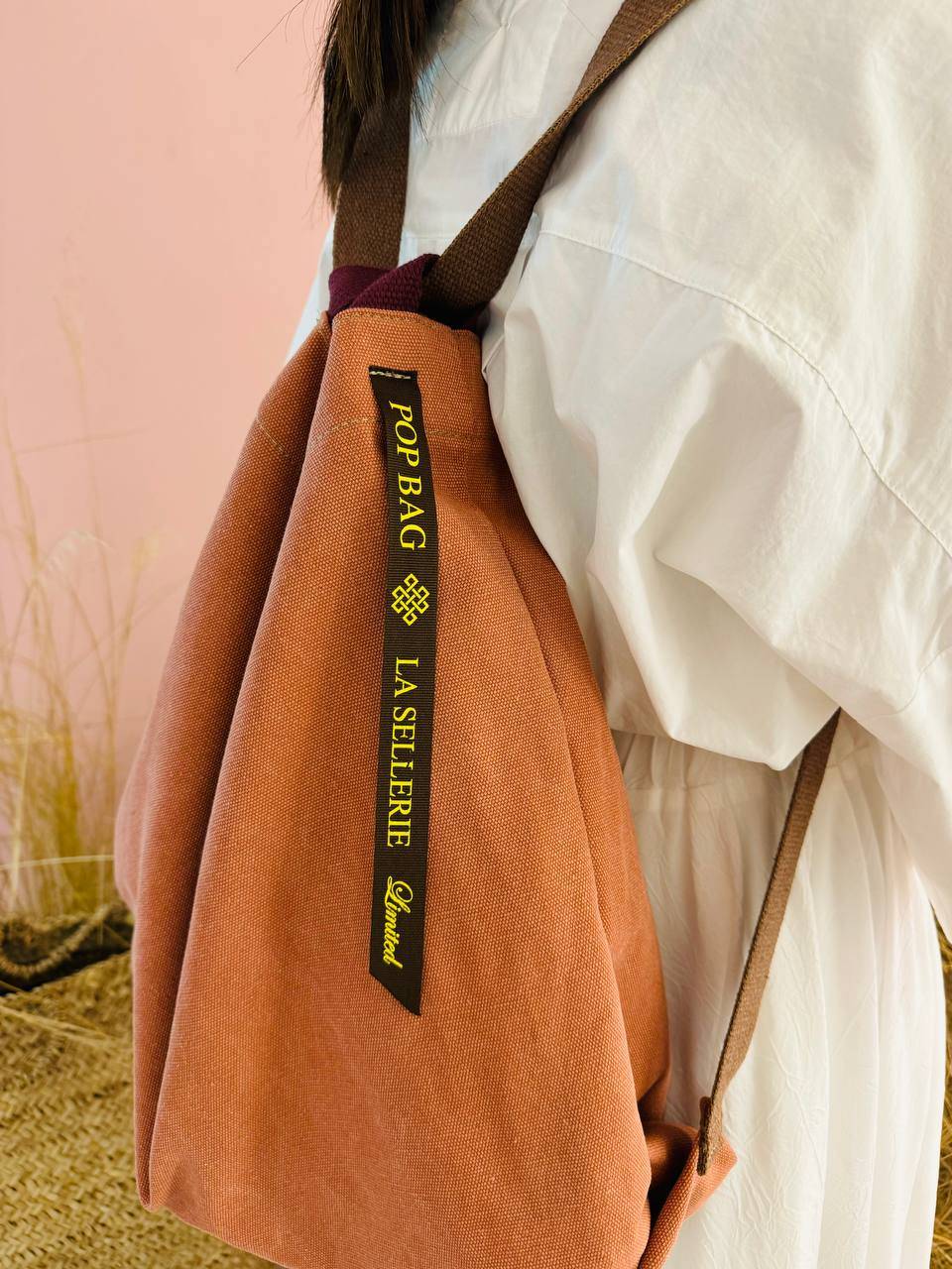La Sellerie ZAINO POP tessuto Arancio Negozi Online