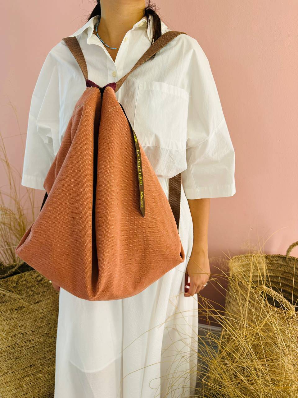 La Sellerie ZAINO POP tessuto Arancio Negozi Online