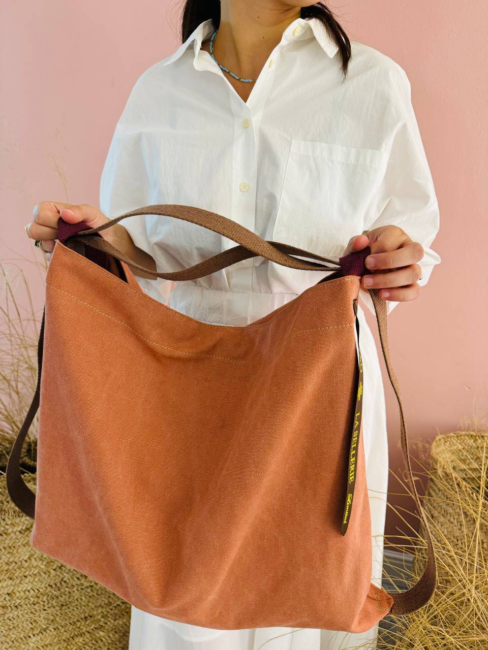 La Sellerie ZAINO POP tessuto Arancio Negozi Online
