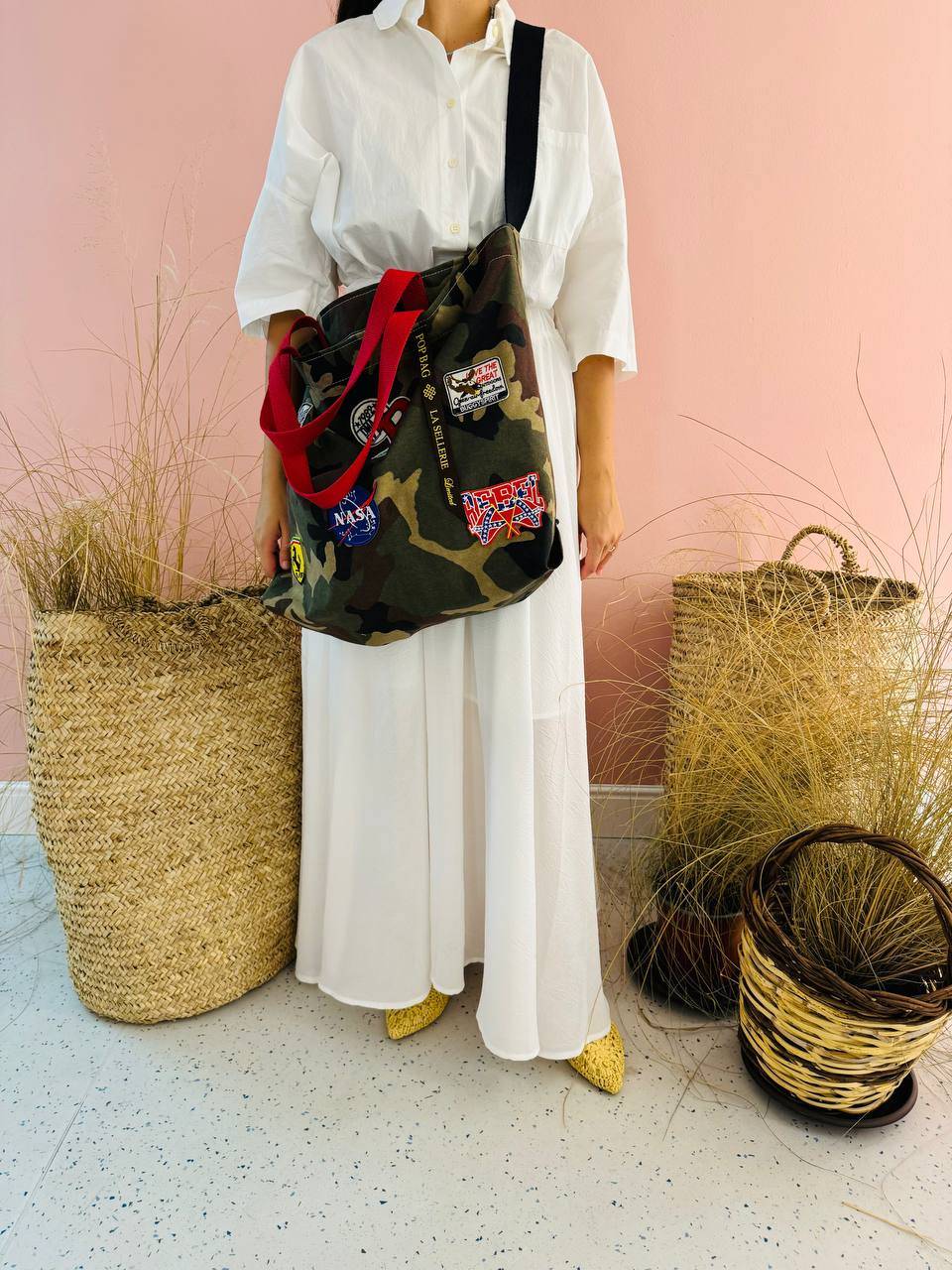 La Sellerie POP BAG military patchwork Fino Al -60%