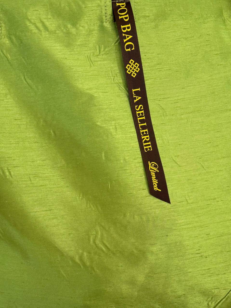 La Sellerie POP BAG Shantung verde mela Affare Del Giorno