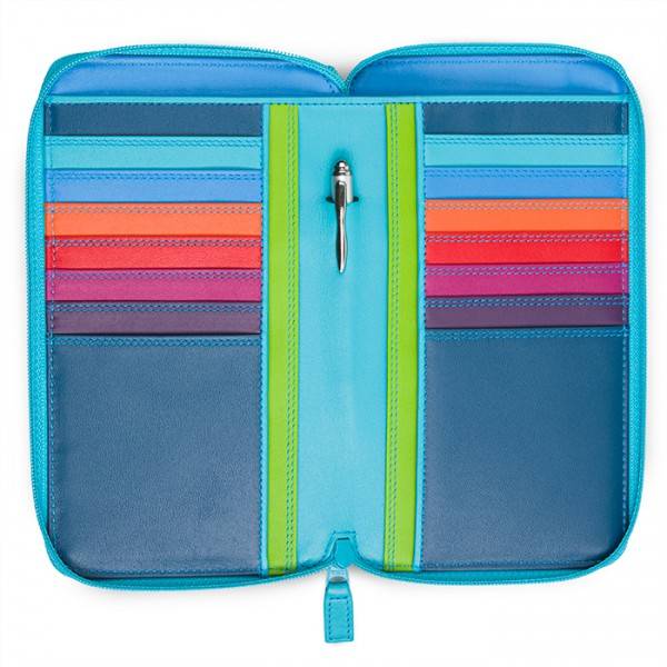Mywalit Portafoglio multifunzione con zip su tre lati e tracolla Liguria Vendita Calda