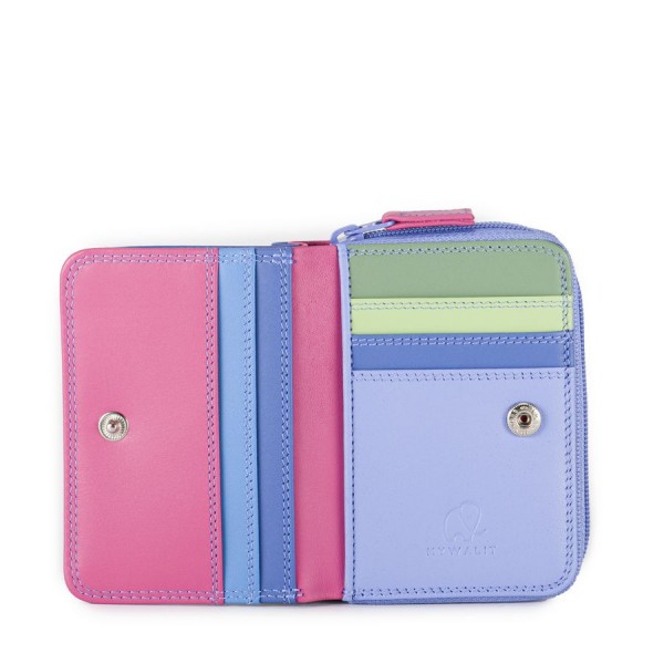 Mywalit Portafoglio con zip piccolo Viola Pezzi Unici