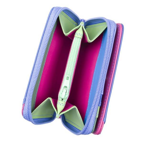 Mywalit Portafoglio con zip piccolo Viola Pezzi Unici