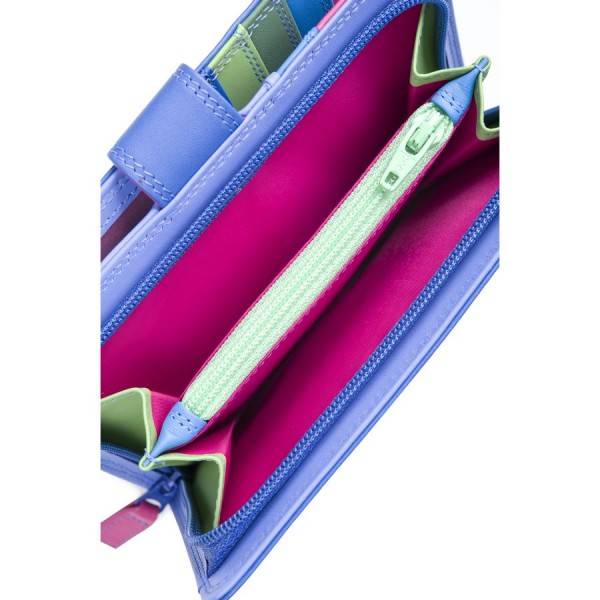 Mywalit Portafoglio con bottone a pressione grande Viola Soddisfazione Garantita