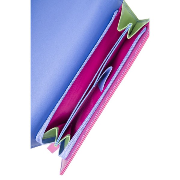 Mywalit Portafoglio a tre ante con zip Viola Qualità Garantita