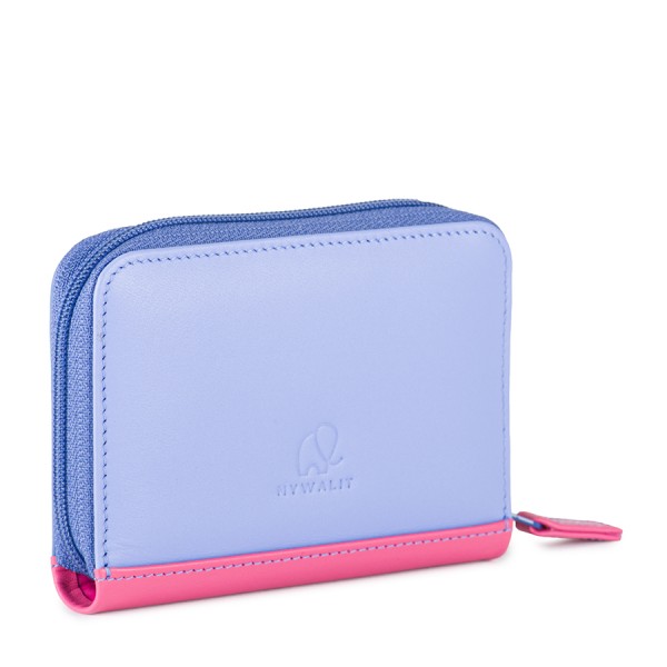 Mywalit Porta carte di credito con zip Viola Negozi Online