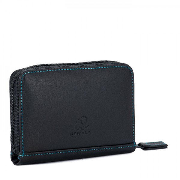 Mywalit Porta carte di credito con zip Black Pace Spedizione Gratuita