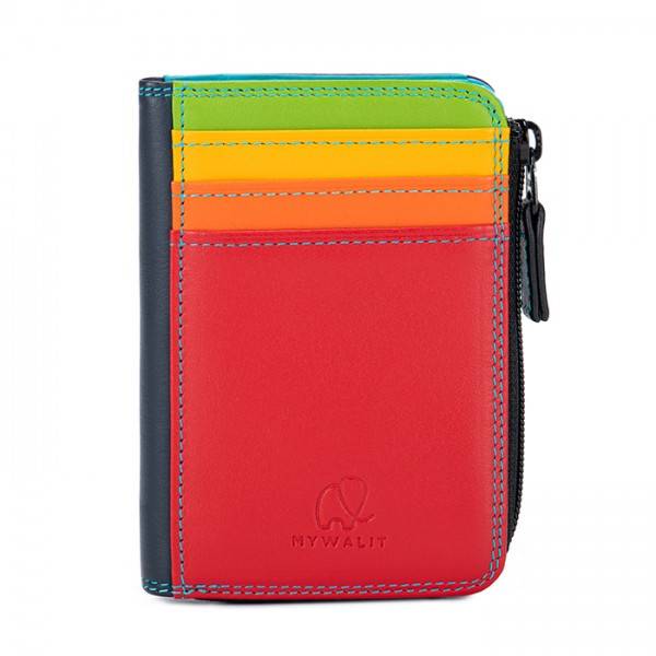 Mywalit Portafoglio piccolo con zip Black Pace