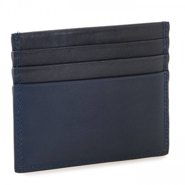 Mywalit Porta carte di credito doppio con tecnologia RFID Nero-Blu Qualità Garantita