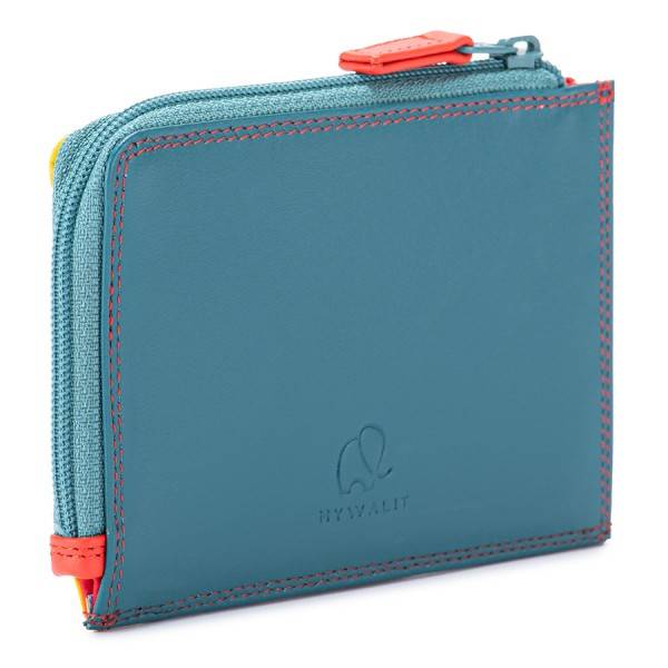 Mywalit Portamonete/Portacarte con zip Vesuvio Pezzi Unici
