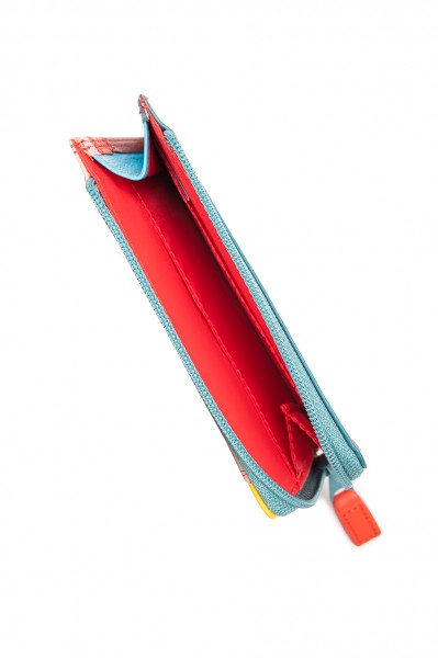 Mywalit Portamonete/Portacarte con zip Vesuvio Pezzi Unici