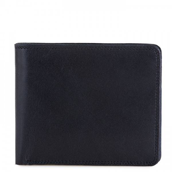 Mywalit Portafoglio da uomo con portamonete e tecnologia RFID Nero-Blu Economico