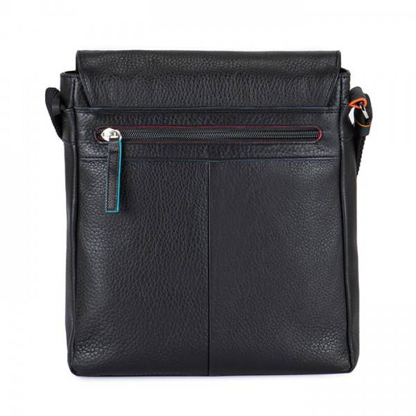 Mywalit Borsa a tracolla Havana con risvolto Black Pace Saldi
