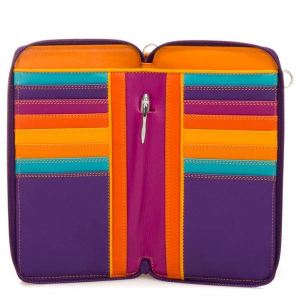 Mywalit Portafoglio multifunzione con zip su tre lati e tracolla Copacabana Promozione