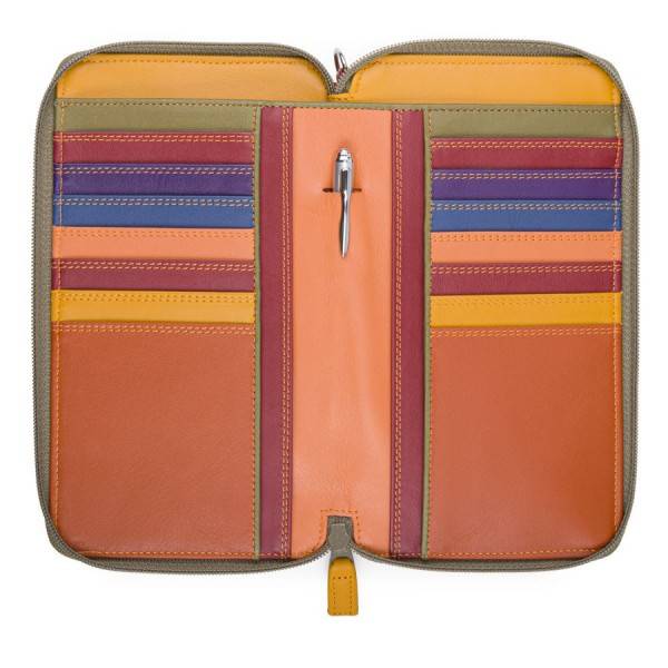 Mywalit Portafoglio multifunzione con zip su tre lati e tracolla Lucca Soddisfazione Garantita
