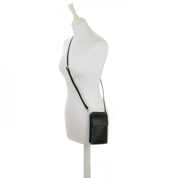 Mywalit Portafoglio multifunzione con zip su tre lati e tracolla Black Pace Acquista Ora