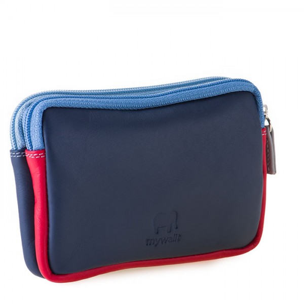Mywalit Portafoglio/Astuccio in Pelle con doppia Zip Royal Affare Del Giorno
