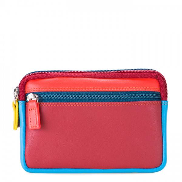 Mywalit Portafoglio/Astuccio in Pelle con doppia Zip Vesuvio