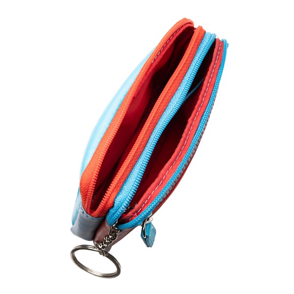 Mywalit Portafoglio/Astuccio in Pelle con doppia Zip Pompei Presa