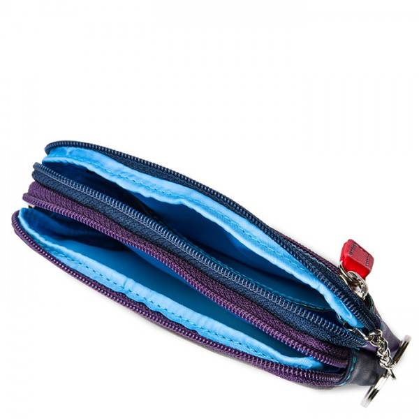 Mywalit Portafoglio/Astuccio in Pelle con doppia Zip Black Pace Sconto