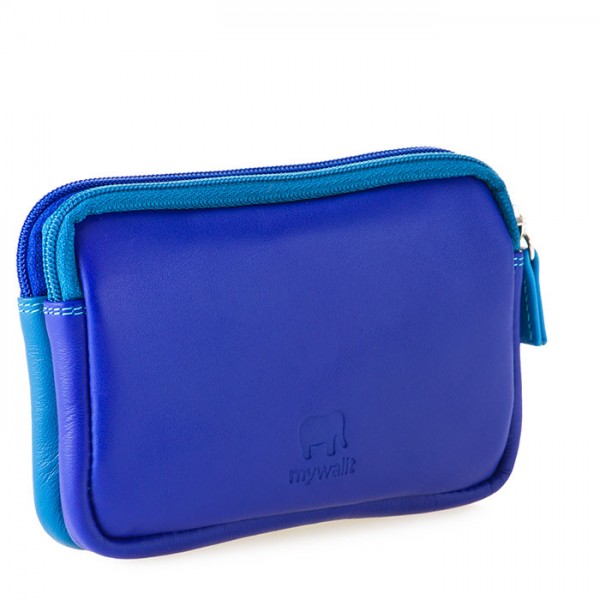 Mywalit Portafoglio/Astuccio in Pelle con doppia Zip Seascape Economico
