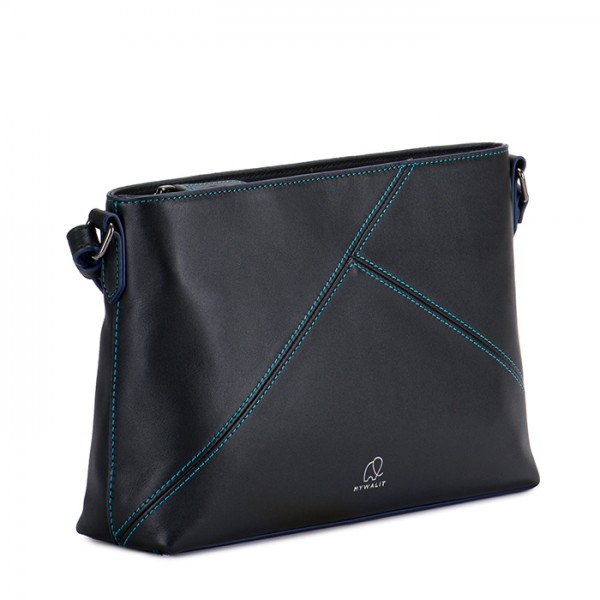 Mywalit Borsa a tracolla Carrara Nero Pezzi Unici