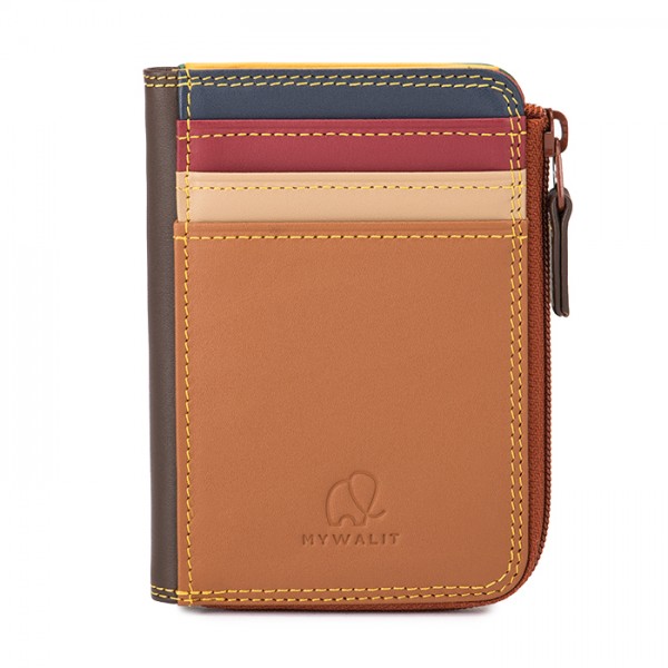 Mywalit Portafoglio piccolo con zip Bosco