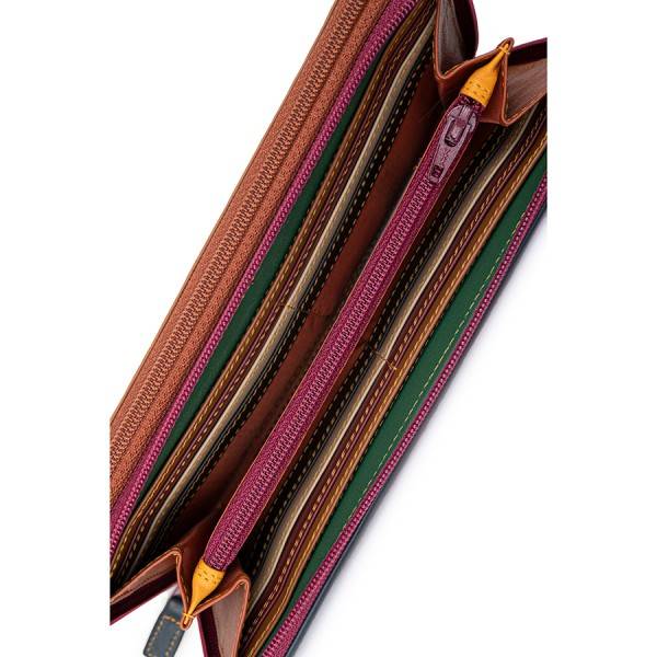 Mywalit Portafoglio con doppia zip grande Bosco Saldi Di Fabbrica