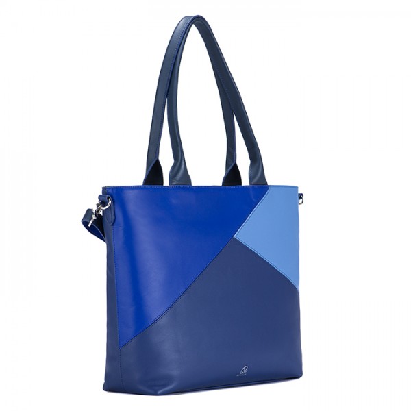Mywalit Borsa Shopper Carrara Blu Italia