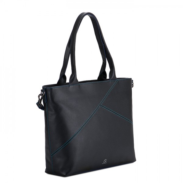 Mywalit Borsa Shopper Carrara Nero In Linea