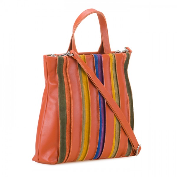Mywalit Borsa Shopper Laguna in pelle e camoscio Lucca Qualità