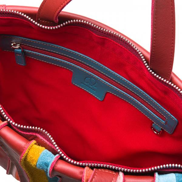 Mywalit Borsa Shopper Laguna in pelle e camoscio Vesuvio Cyber Monday