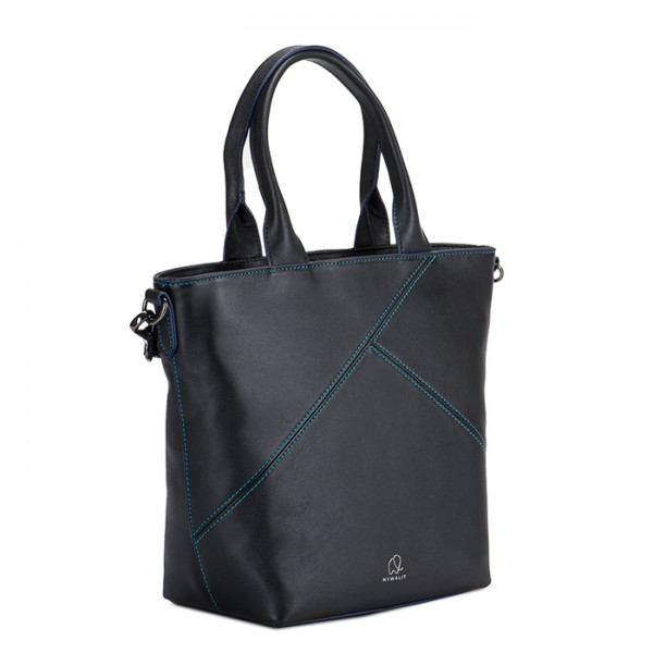 Mywalit Borsa con manici Carrara Nero Consegna Veloce