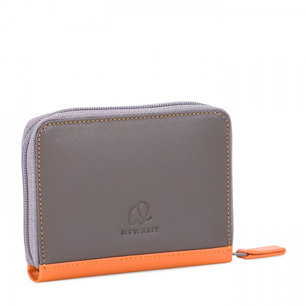 Mywalit Porta carte di credito con zip Fumo Nuova