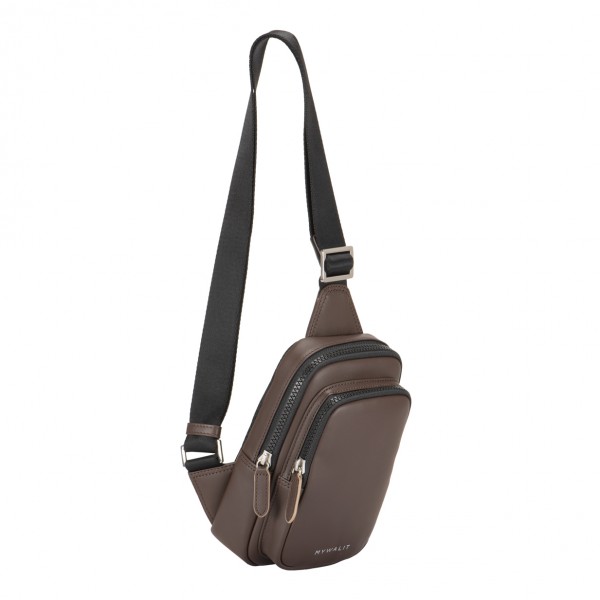 Mywalit Borsa Monospalla Firenze Marrone Consegna Veloce