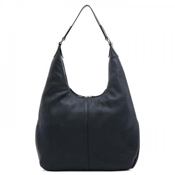 Mywalit Borsa a spalla Bergamo grande Nero Vendita Calda