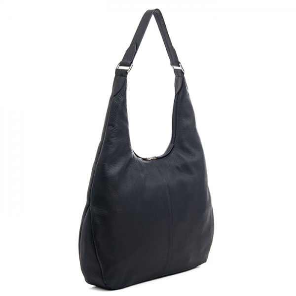 Mywalit Borsa a spalla Bergamo grande Nero Vendita Calda