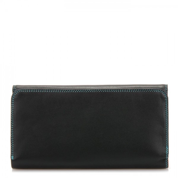 Mywalit Portafoglio a tre ante con zip Black Pace In Saldo