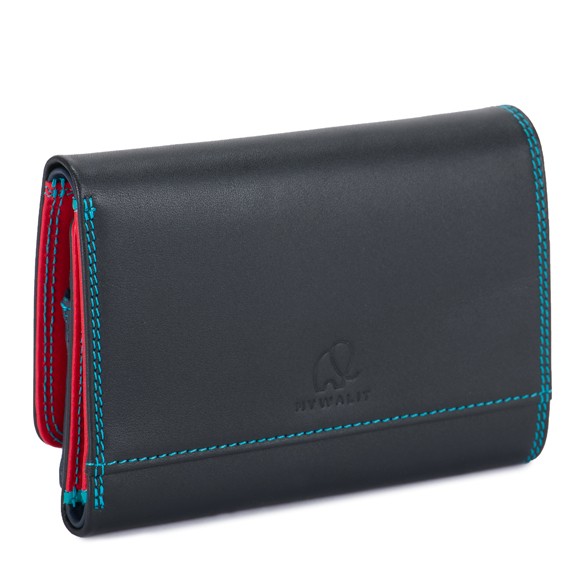 Mywalit Portafoglio a tre scomparti Black Pace Moda