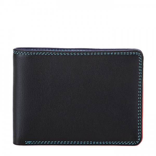 Mywalit Portafoglio jeans da uomo con tecnologia RFID Nappa Black Pace