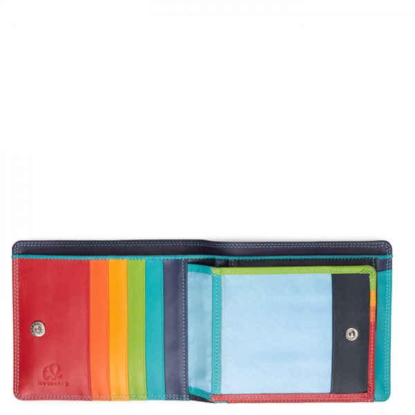 Mywalit Portafoglio da uomo grande con lente e protezione RFID Nappa Black Pace Nuovo